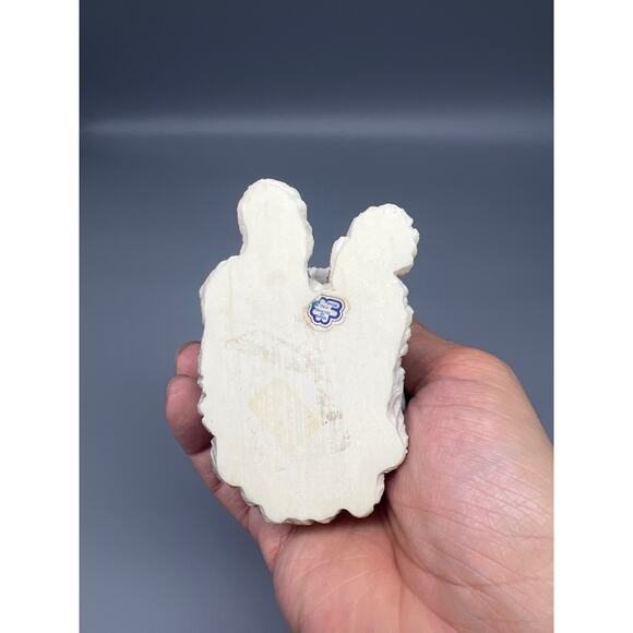 Vintage Made in Italy Seated Sheepdog Figuring Hand Painted Poodle Happy Doggie - Picture 8 of 11